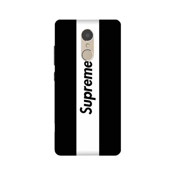 Supreme Mobile Back Case for Lenovo K6 / K6 Power (Design - 388)