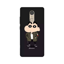 Shin Chan Mobile Back Case for Lenovo K6 Note (Design - 391)