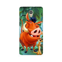 Timon and Pumbaa Mobile Back Case for Lenovo P2 (Design - 305)
