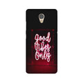 Good Vibes Only Mobile Back Case for Lenovo P2 (Design - 354)