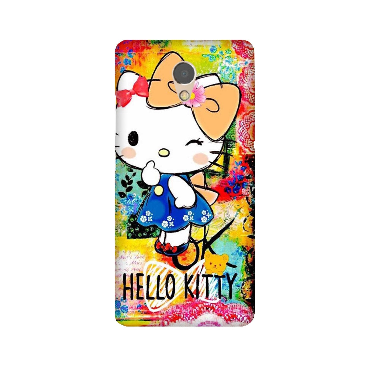 Hello Kitty Mobile Back Case for Lenovo P2 (Design - 362)