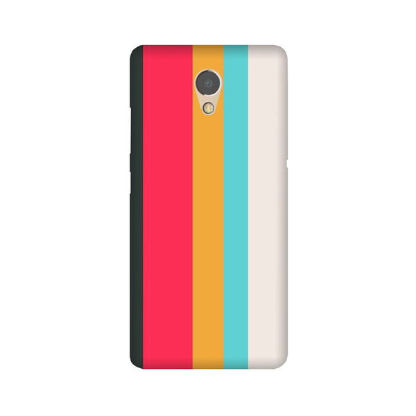 Color Pattern Mobile Back Case for Lenovo P2 (Design - 369)