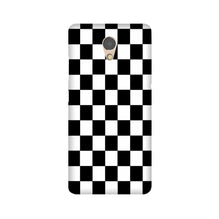 Black White Boxes Mobile Back Case for Lenovo P2 (Design - 372)