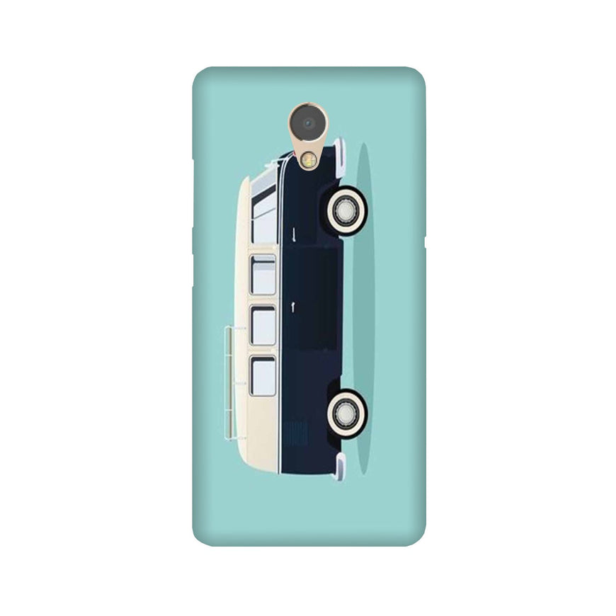 Travel Bus Mobile Back Case for Lenovo P2 (Design - 379)