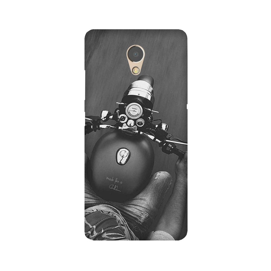 Royal Enfield Mobile Back Case for Lenovo P2 (Design - 382)