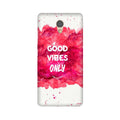 Good Vibes Only Mobile Back Case for Lenovo P2 (Design - 393)