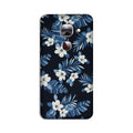 White flowers Blue Background2 Case for LeEco le 2s