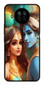 Lord Radha Krishna Metal Mobile Case for Xiaomi Mi 10i   (Design No -01)