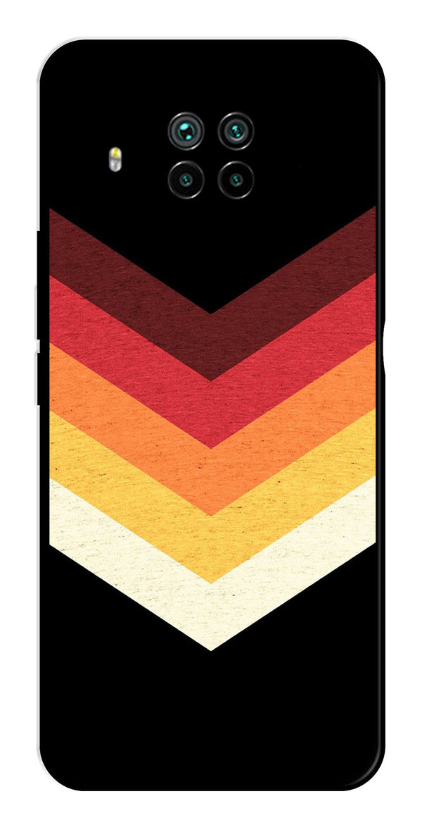 MultiColor Arrow Metal Mobile Case for Xiaomi Mi 10i   (Design No -04)