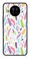 Colorful Feathers Metal Mobile Case for Xiaomi Mi 10i   (Design No -06)