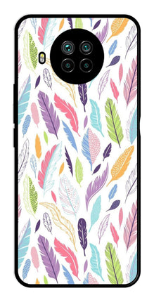 Colorful Feathers Metal Mobile Case for Xiaomi Mi 10i