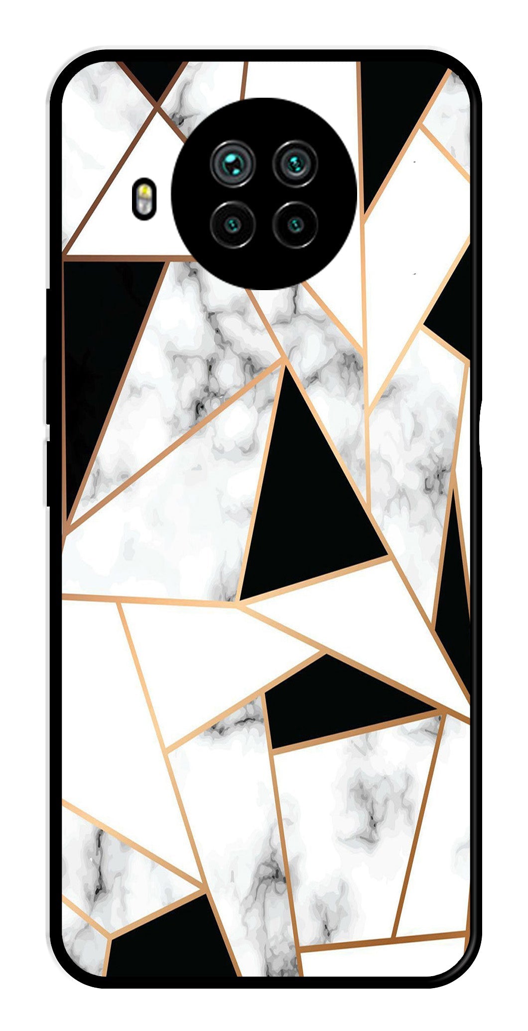 Marble Design2 Metal Mobile Case for Xiaomi Mi 10i   (Design No -08)