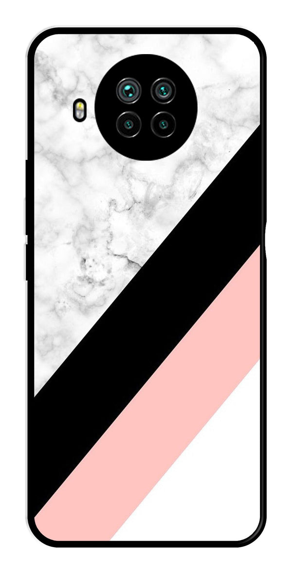 Marble Design Metal Mobile Case for Xiaomi Mi 10i   (Design No -24)