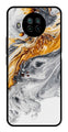 Marble Pattern Metal Mobile Case for Xiaomi Mi 10i   (Design No -36)