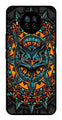 Owl Pattern Metal Mobile Case for Xiaomi Mi 10i   (Design No -42)