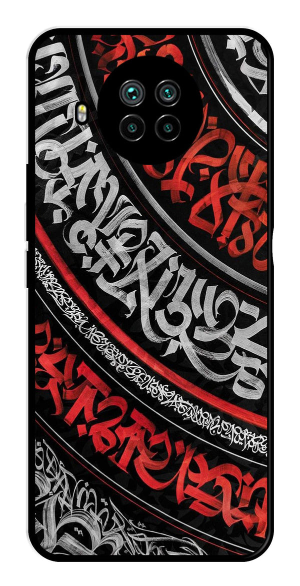 Qalander Art Metal Mobile Case for Xiaomi Mi 10i   (Design No -49)