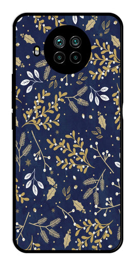 Floral Pattern  Metal Mobile Case for Xiaomi Mi 10i   (Design No -52)