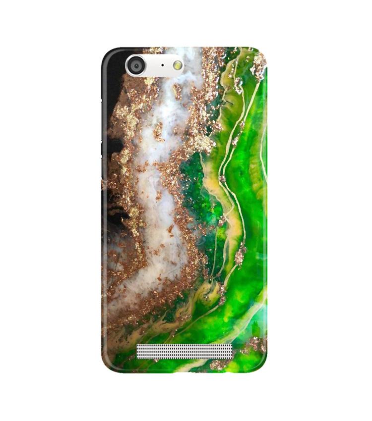 Marble Texture Mobile Back Case for Gionee M5 (Design - 307)