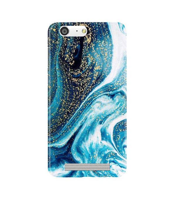 Marble Texture Mobile Back Case for Gionee M5 (Design - 308)