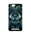 Lion Mobile Back Case for Gionee M5 (Design - 314)