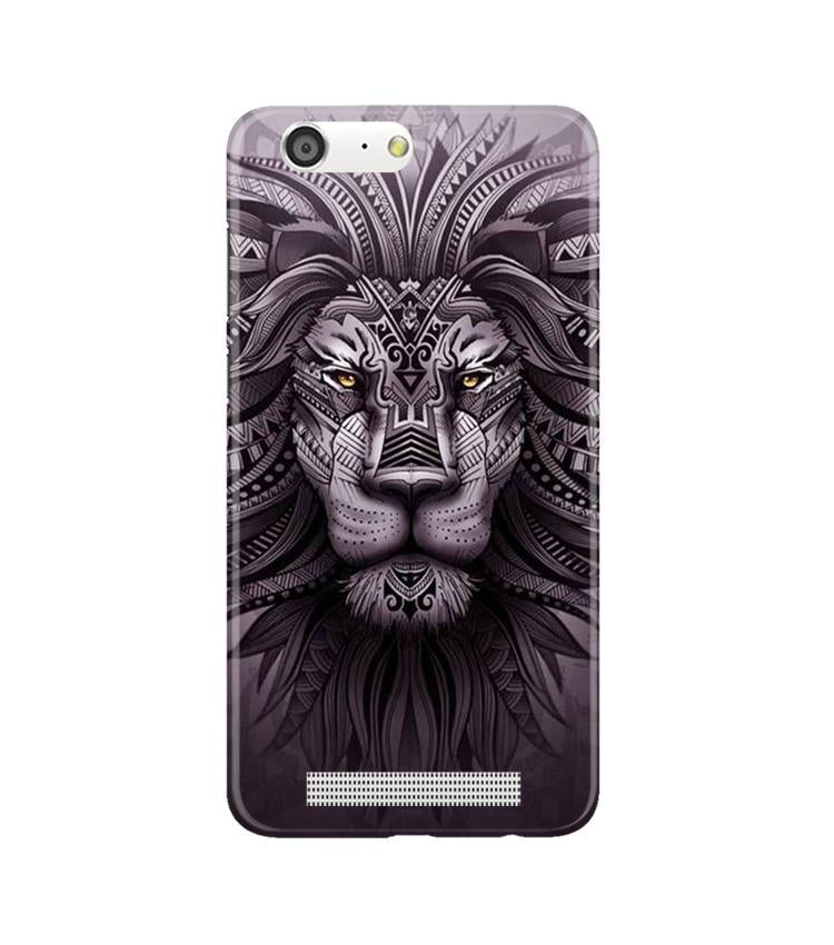 Lion Mobile Back Case for Gionee M5 (Design - 315)
