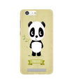 Panda Bear Mobile Back Case for Gionee M5 (Design - 317)
