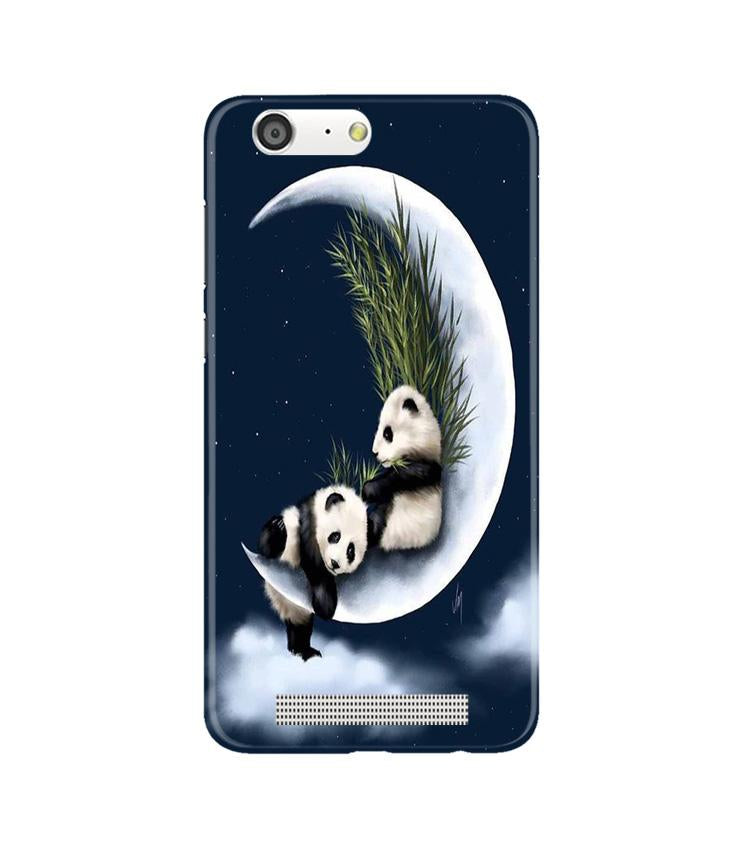 Panda Moon Mobile Back Case for Gionee M5 (Design - 318)