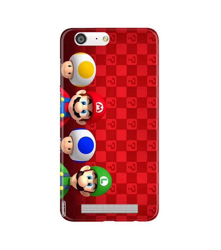 Mario Mobile Back Case for Gionee M5 (Design - 337)