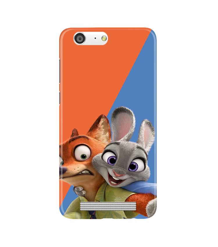 Cartoon Mobile Back Case for Gionee M5 (Design - 346)