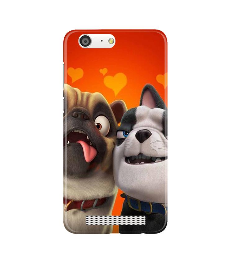 Dog Puppy Mobile Back Case for Gionee M5 (Design - 350)