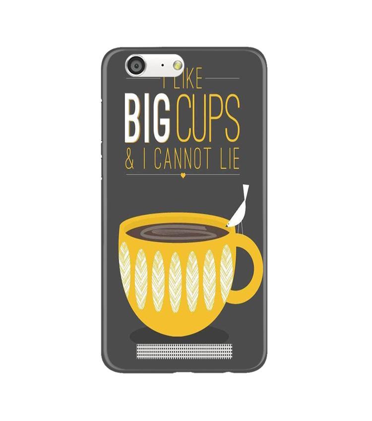 Big Cups Coffee Mobile Back Case for Gionee M5 (Design - 352)