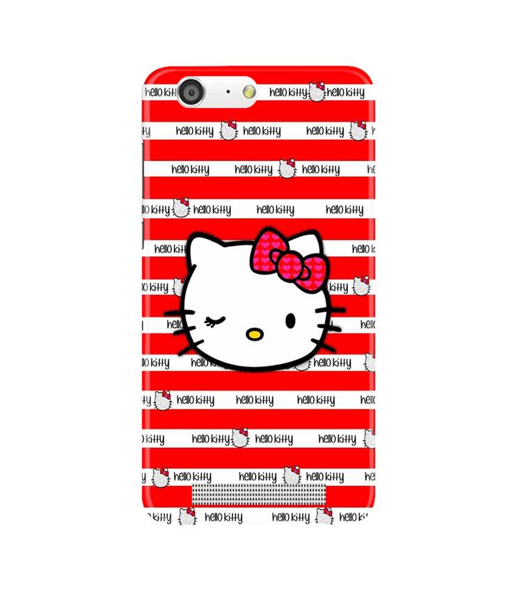 Hello Kitty Mobile Back Case for Gionee M5 (Design - 364)