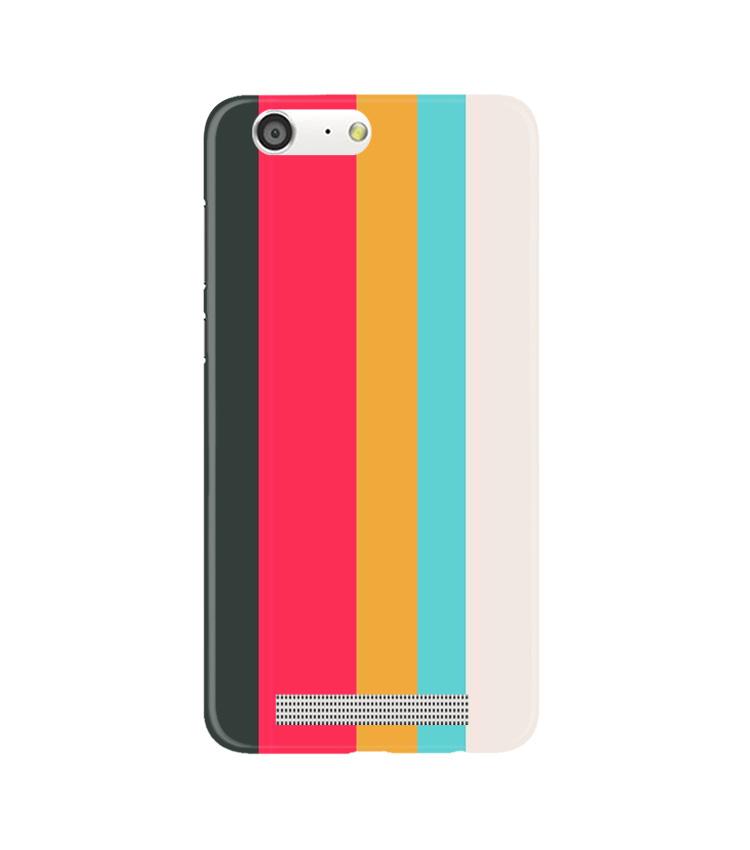 Color Pattern Mobile Back Case for Gionee M5 (Design - 369)