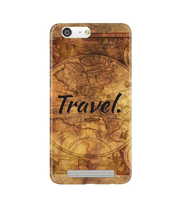 Travel Mobile Back Case for Gionee M5 (Design - 375)