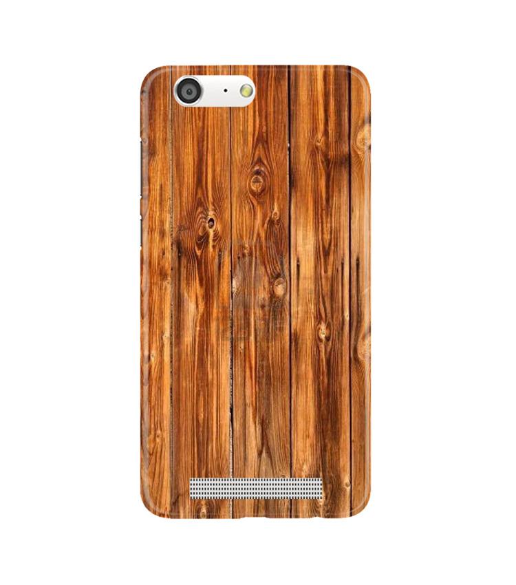 Wooden Texture Mobile Back Case for Gionee M5 (Design - 376)
