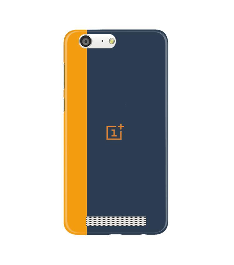 Oneplus Logo Mobile Back Case for Gionee M5 (Design - 395)