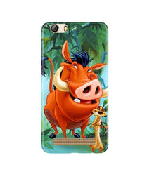 Timon and Pumbaa Mobile Back Case for Gionee M5 Lite (Design - 305)