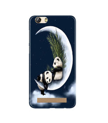 Panda Moon Mobile Back Case for Gionee M5 Lite (Design - 318)