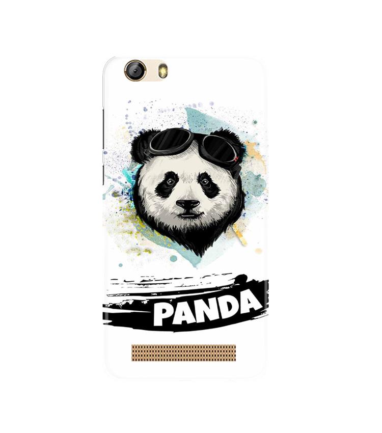 Panda Mobile Back Case for Gionee M5 Lite (Design - 319)