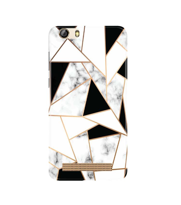 Marble Texture Mobile Back Case for Gionee M5 Lite (Design - 322)