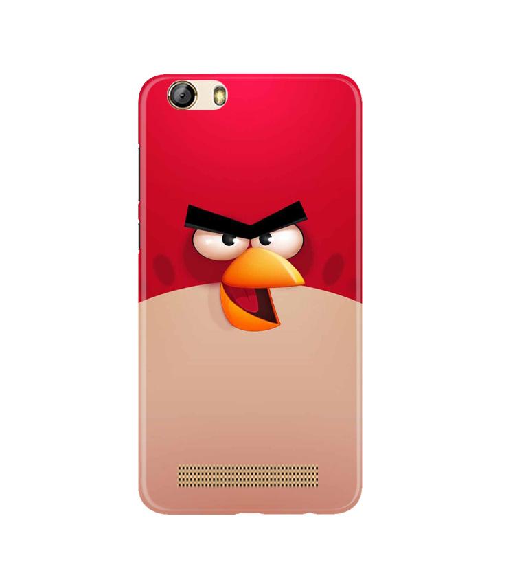 Angry Bird Red Mobile Back Case for Gionee M5 Lite (Design - 325)