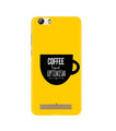 Coffee Optimism Mobile Back Case for Gionee M5 Lite (Design - 353)