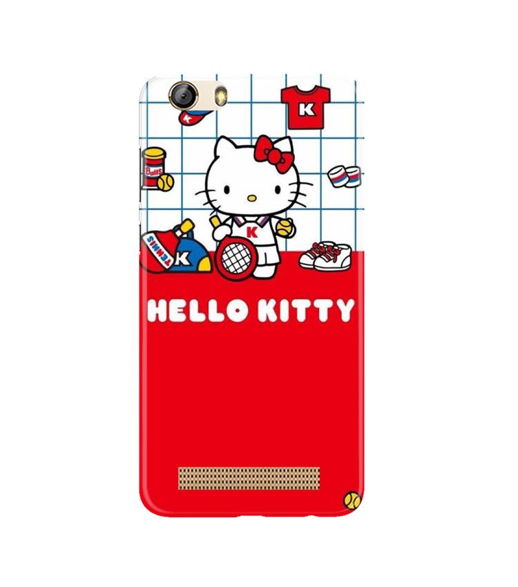 Hello Kitty Mobile Back Case for Gionee M5 Lite (Design - 363)