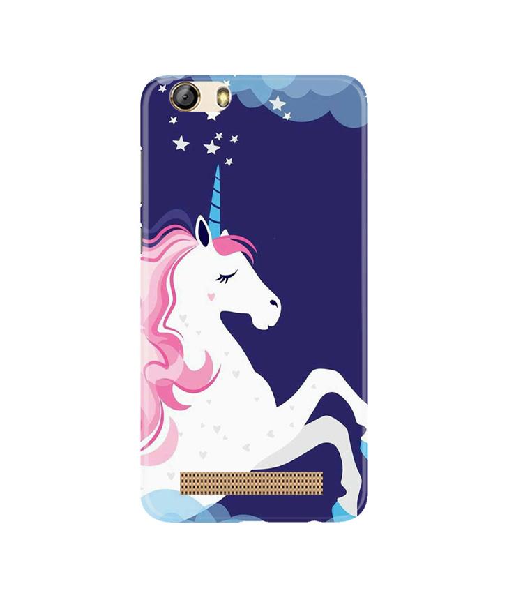 Unicorn Mobile Back Case for Gionee M5 Lite (Design - 365)