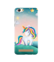 Unicorn Mobile Back Case for Gionee M5 Lite (Design - 366)