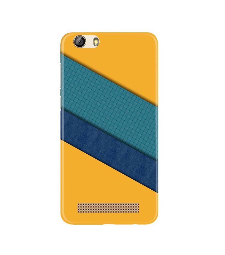 Diagonal Pattern Mobile Back Case for Gionee M5 Lite (Design - 370)