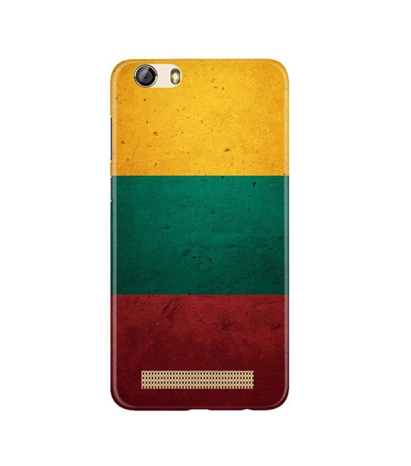 Color Pattern Mobile Back Case for Gionee M5 Lite (Design - 374)