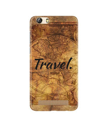 Travel Mobile Back Case for Gionee M5 Lite (Design - 375)