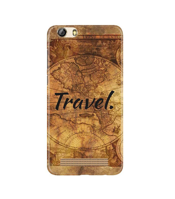 Travel Mobile Back Case for Gionee M5 Lite (Design - 375)