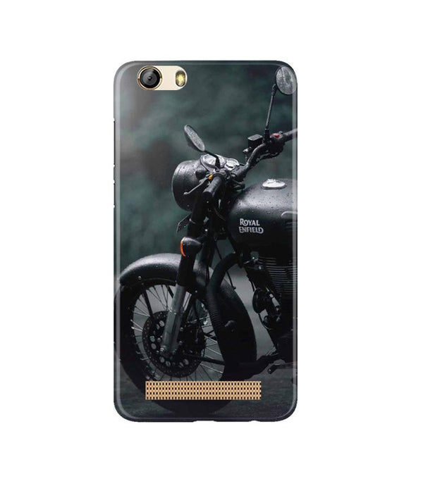 Royal Enfield Mobile Back Case for Gionee M5 Lite (Design - 380)